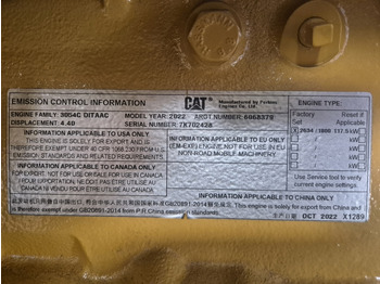 Нови Двигател за Промишлено оборудване Caterpillar  3054C DITAAC Engine + Radiator: снимка 2