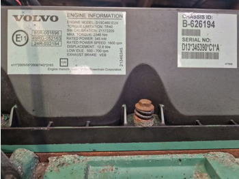 Двигател за Камион Volvo D13C460 EUV Engine (Truck): снимка 2