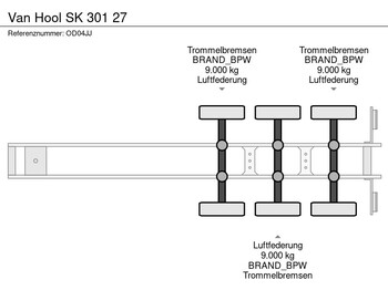 Самосвал полуремарке Van Hool SK 301 27: снимка 4