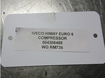 Двигател и части за Камион Iveco 504308489 COMPRESSOR HI WAY EURO 6: снимка 5 Двигател и части за Камион Iveco 504308489 COMPRESSOR HI WAY EURO 6: снимка 5