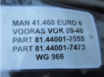 Предна ос за Камион MAN 81.44001-7055 // 81.44001-7473 VOK -09-40 ZWAREN UITVOERING 41.460 EURO 6: снимка 5