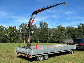 Бордово ремарке/ Платформа Hulco ROTA-3, Jolly GLA 2610 Crane / Kraan / Grua / Kran / Grue: снимка 5