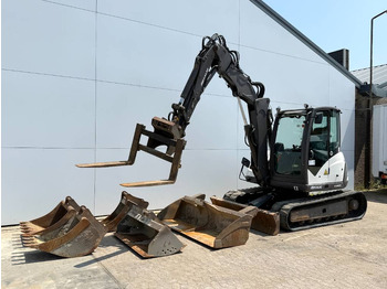 Мини багер Mecalac 8MCR - 6 Attachments Included! Auto Greasing: снимка 2