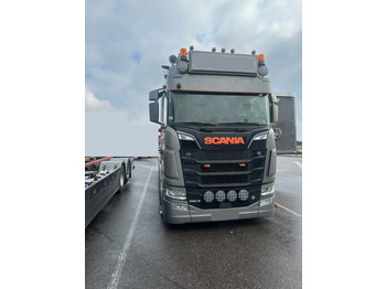 Контейнеровоз/ Сменна каросерия камион SCANIA S