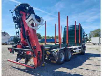 Камион за дърва, Камион с кран Scania R490 6x4 Euro 6 Kurzholz Palfinger AHK (2): снимка 2