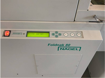 Печатарско оборудване Digital printing brochure production Ernst Nagel Foldnak 80: снимка 4