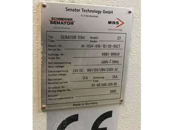 Печатарско оборудване SCHNEIDER SENATOR 115 H Model TC High-speed cutter: снимка 4