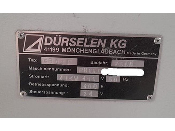 Печатарско оборудване automatic paper drilling line Dürselen Corta PB 09 F: снимка 3