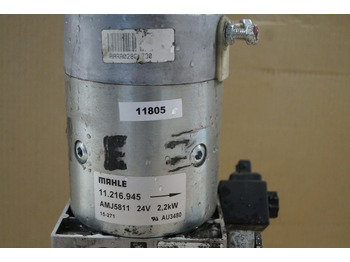 Хидравлична помпа за Подемно-транспортна техника Jungheinrich 51006444 | Pump unit 24V 2,2KW  Mahle AMJ5811  Pump motor 51056970 Pump unit 24V 2,2KW  Mahle AMJ5811  Pump motor 51056970 Tank 51038870 Valve block 51341531 for ERE225: снимка 2