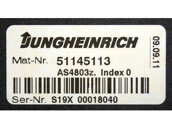 Блок за управление за Подемно-транспортна техника Jungheinrich 51145113 | Stuur regeling steering Controller AS4803 Z index O  fro: снимка 3