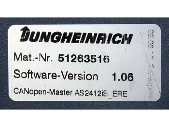 Блок за управление за Подемно-транспортна техника Jungheinrich 51226801 | Rij/hef/stuur regeling  drive/lift/steering controller A: снимка 3
