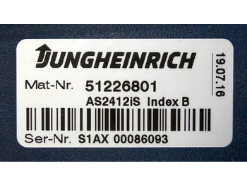 Блок за управление за Подемно-транспортна техника Jungheinrich 51226801 | Rij/hef/stuur regeling  drive/lift/steering controller A: снимка 2