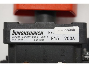 Електрическа система за Подемно-транспортна техника Jungheinrich 51358048 | Noodstop schakelaar Emergency disconnector 200A Noodstop schakelaar Emergency disconnector 200A: снимка 2