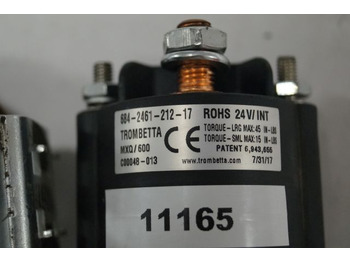 Електрическа система за Подемно-транспортна техника Jungheinrich 51830625 | Pump contactor 24v Trombetta MXQ/600 684-2461-212-17 for Pump contactor 24v Trombetta MXQ/600 684-2461-212-17 for EJE M13 year 2017: снимка 2