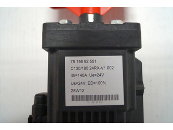 Електрическа система за Подемно-транспортна техника unknown 7915692551 | Noodstop schakelaar Emergency off switch C130/180 24RX-V1 0 Noodstop schakelaar Emergency off switch C130/180 24RX-V1 002 24V/140A ED=100% sn. 7915692551: снимка 2