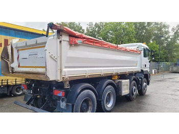 Самосвал камион MAN TGS 35.460 8x4 – wywrotka 3-stronna MEILLER + Bordmatic + plandeka rolowana+Euro6+Retarder: снимка 3