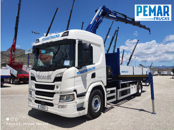 Камион с кран SCANIA P