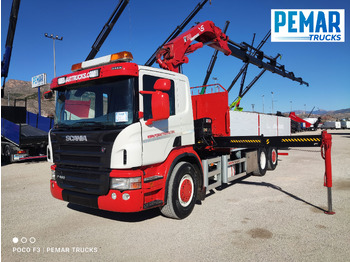 Камион с кран SCANIA P 400