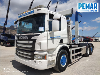 Контейнеровоз/ Сменна каросерия камион SCANIA P 400