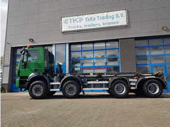 Контейнеровоз/ Сменна каросерия камион Iveco Stralis 450 8x4 Steel Nieuwe Apk/TÜV 430.000 km kettingsyst 30 ton: снимка 3