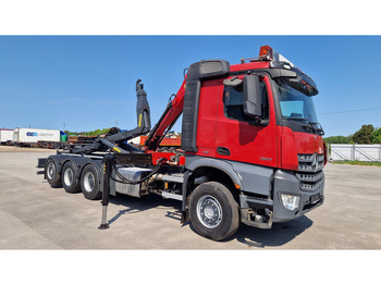 Мултилифт с кука камион, Камион с кран Mercedes-Benz Arocs 3251 8X4*4 Epsilon S260Z96: снимка 2
