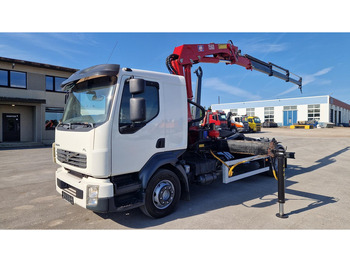 Мултилифт с кука камион, Камион с кран Volvo FL280 4X2 HMF 1560 + platform: снимка 3 Мултилифт с кука камион, Камион с кран Volvo FL280 4X2 HMF 1560 + platform: снимка 3