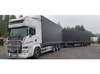 Лизинг на Scania R580 8x4 kapellilava+Dolly+kärry 76tn juna  Scania R580 8x4 kapellilava+Dolly+kärry 76tn juna: снимка 1