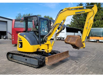 Верижен багер Komatsu PC55MR-3 / SPROWADZONA / 4 380 MTH: снимка 2