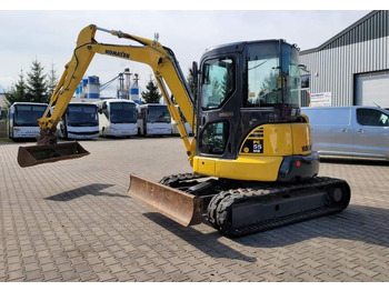 Верижен багер Komatsu PC55MR-3 / SPROWADZONA / 4 380 MTH: снимка 4