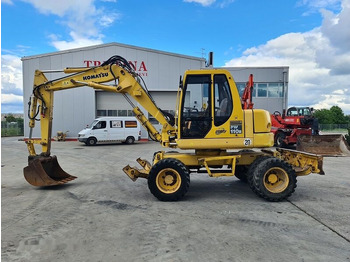 Колесен багер KOMATSU