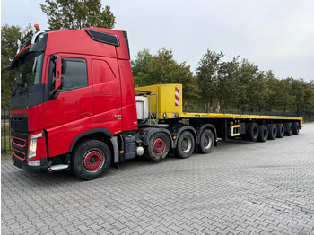 Бордово полуремарке/ Платформа GOLDHOFER