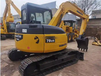 Верижен багер 8 ton Second hand Komatsu Hydraulic Crawel excavator  PC78US with low price for sale: снимка 2