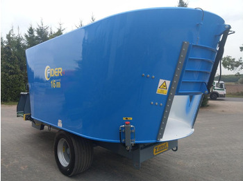 Нови Миксер-вагон ZAMET Futtermischwagen / Feed mixer / Melangeuse / Carro miscelatore / Vagoneta de alimentación /Кормораздатчик / Wóz paszowy 16 m3: снимка 4