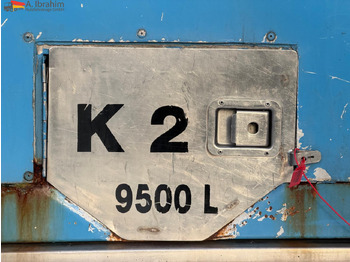 Полуремарке цистерна Feldbinder Lebensmittel Tank Container 26500 L | 2 Kammern | Heizung | 20 ft | Edelstahl: снимка 4