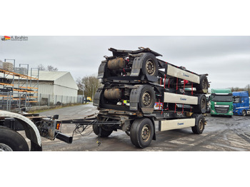 Контейнеровоз/ Сменна каросерия ремарке Krone AZ 3x vorhanden SAF Achsen, fertig gestapelt: снимка 5 Контейнеровоз/ Сменна каросерия ремарке Krone AZ 3x vorhanden SAF Achsen, fertig gestapelt: снимка 5