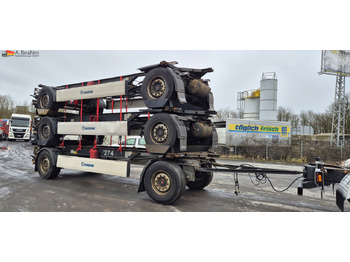 Контейнеровоз/ Сменна каросерия ремарке Krone AZ 3x vorhanden SAF Achsen, fertig gestapelt: снимка 4 Контейнеровоз/ Сменна каросерия ремарке Krone AZ 3x vorhanden SAF Achsen, fertig gestapelt: снимка 4