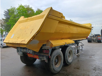 Самосвал полуремарке Fruehauf 2 Axle Steel Tipper , Spring Suspension , Drum Brakes: снимка 3