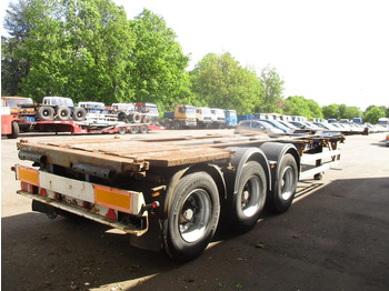 Контейнеровоз/ Сменна каросерия полуремарке Wielton NS34P, container trailer , 3 ROR axle , Drum brakes , Air suspension: снимка 3