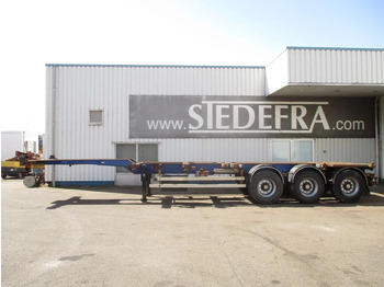 Контейнеровоз/ Сменна каросерия полуремарке Wielton NS34P, container trailer , 3 ROR axle , Drum brakes , Air suspension: снимка 2