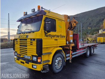 Камион с кран SCANIA R113