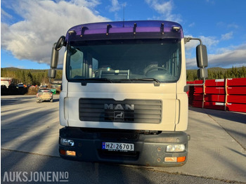 Камион с кран 2007 MAN TGL 8.180 4X2 LINJEBIL MED KRAN OG MASSE UTSTYR: снимка 3