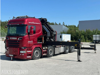 Камион с кран SCANIA R 580