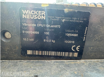 Валяк 2016 Wacker Neuson DPU110rLem970 - 142 timer - VIBROPLATE: снимка 2
