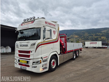 Камион с кран SCANIA R 500