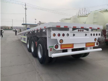 Нови Нискорамна площадка полуремарке ZHICHENG Semi Flat Bed Low Bed Lowboy bed truck in New or Used Condition and various Size for Sale: снимка 3