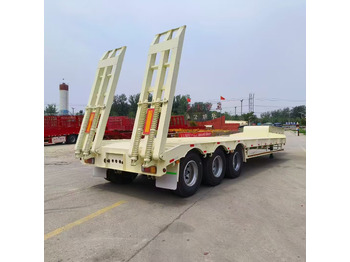 Нови Нискорамна площадка полуремарке ZHICHENG Semi Flat Bed Low Bed Lowboy bed truck in New or Used Condition and various Size for Sale: снимка 4