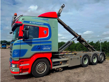Мултилифт с кука камион Scania R580 V8 hoglift. Air / Air suspension.: снимка 3