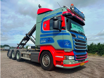 Мултилифт с кука камион Scania R580 V8 hoglift. Air / Air suspension.: снимка 2