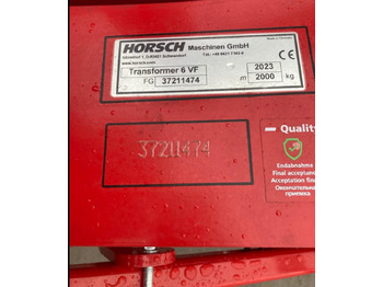 Нови Машина за обработка на почвата Horsch TRANSFORMER 6 VF: снимка 4