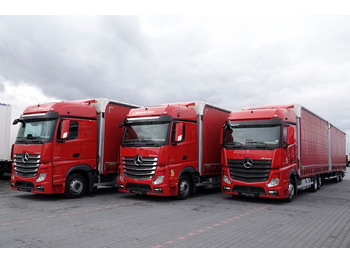 Камион с брезент Mercedes-Benz ACTROS 2548/JUMBO TRUCK 120 M3/VEHICULAR/I-COOL: снимка 4